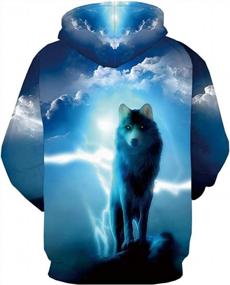 img 3 attached to Unleash Your Humorous Side In KYKU'S Unisex 3D Funny Hooded Sweatshirt With Pockets