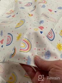 img 5 attached to Soft Toddler Pillow 13X18 With Cotton Pillowcase - Perfect For Sleeping And Travelling, Machine Washable Kids Pillow With Happy Sunny Rainbow Design, Ideal For Toddlers' Cots