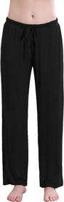 img 4 attached to Women'S Stretch Knit Pajama Pants Modal Sleep Pant - Vislivin For Maximum Comfort