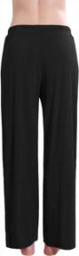 img 1 attached to Women'S Stretch Knit Pajama Pants Modal Sleep Pant - Vislivin For Maximum Comfort