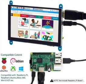 img 2 attached to Elecrow Raspberry Pi 5 Capacitive Touchscreen Interface - Portable HD Monitor, 8595698868
