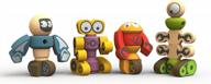 beginagain tinker totter robot character set, 28piece playset, kids 3 & up, model:i1608 logo