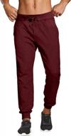 men's fleece jogger pants: workout, running & athletic sweatpants with drawstring, loose fit & pockets logo