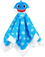 wowwee pinkfong baby shark official stuffed animals & plush toys - plush toy & blanket sets 标志
