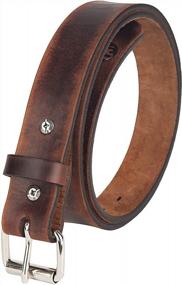 img 2 attached to Heavy Duty 14 Oz Leather Gun Belt - Concealed Carry CCW Belt By 1791 GUNLEATHER In Vintage Brown