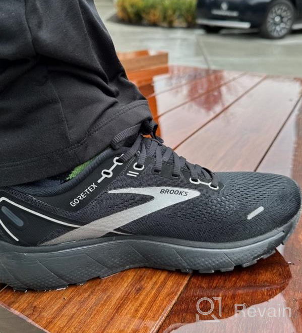 img 1 attached to Men's Black Brooks Ghost Athletic Shoes with High-Risk Blackened Look review by Ken Martinez