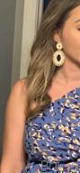 img 1 attached to Raffia Tassel Hoop Drop Earrings by BaubleStar - Handcrafted Fashion Jewelry for Women and Girls review by Jennifer Irvin