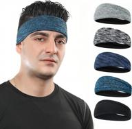 🧢 stay cool with dasuta mens headband: sweatband workout head bands for running, basketball, yoga & more (5 pack) логотип