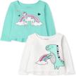 childrens place toddler unicorn simplywht apparel & accessories baby girls via clothing logo
