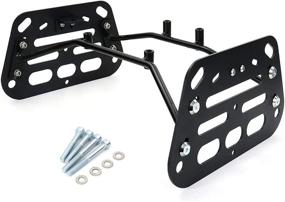 img 1 attached to 🛵 Xitomer Saddlebag Support Racks for R nineT R9T & Scrambler Motorcycle - 2014-2021 Models - Pannier Side Carrier by Racks