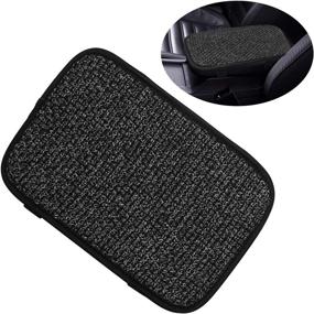 img 4 attached to 🚗 Universal Car Armrest Cover - Monrand Console Cover for SUVs, Trucks, and Cars