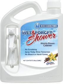 img 4 attached to 🚿 Wet & Forget Shower Cleaner - No-Scrub Weekly Application, Bleach-Free Formula, 64 OZ Ready-to-Use
