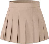 cromoncent pleated school uniform skirts girls' clothing : skirts & skorts logo