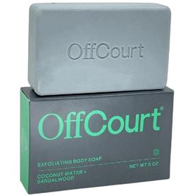 img 4 attached to Experience A Luxurious Deep Cleanse With OffCourt'S Exfoliating Body Soap For All Skin Types - Infused With The Rejuvenating Scent Of Coconut Water And Sandalwood