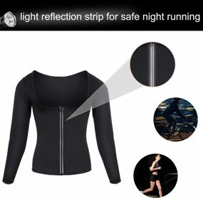 img 2 attached to Revamp Your Workout With Gotoly Women'S Neoprene Waist Trainer & Body Shaper Jacket