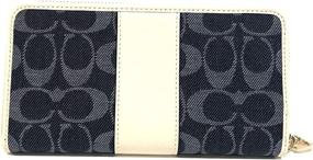 img 2 attached to COACH Womens Around Wallet Signature Women's Handbags & Wallets ~ Wristlets
