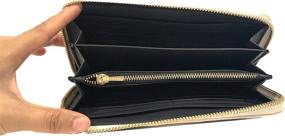 img 1 attached to COACH Womens Around Wallet Signature Women's Handbags & Wallets ~ Wristlets