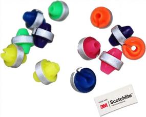 img 4 attached to Stay Safe And Stylish With Salzmann'S 3M Scotchlite Spoke Beads - Pack Of 36