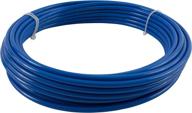 🔵 mytee products blue sae j844 nylon air brake tubing - 1/4" od x 50', dot approved pneumatic nylon air line hose for brake system логотип