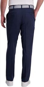 img 2 attached to Haggar Men'S Cool Right Performance Flex Solid Classic Fit Flat Front Pant-Reg. And Big & Tall Sizes