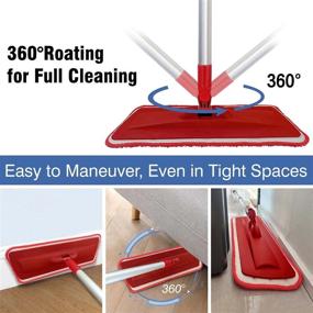 img 3 attached to Cleaning Microfiber Hardwood Scrubber Washable