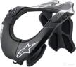 alpinestars bionic neck support black motorcycle & powersports logo