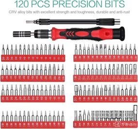 img 3 attached to 🔧 ORIA Precision Screwdriver Set 142 in 1 - Ultimate Repair Tool Kit for Smartphone, PC, Toys & More!