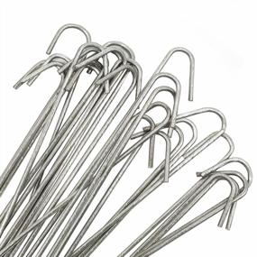 img 4 attached to HITTITE 100-Pack Dog Fence Slats Hook And Wire Ties For Chain Link Fence, Repair And Maintain Your Fence With Heavy-Duty Aluminum Ties And Hooks