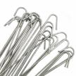 hittite 100-pack dog fence slats hook and wire ties for chain link fence, repair and maintain your fence with heavy-duty aluminum ties and hooks logo