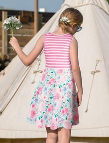img 2 attached to Stylish & Playful Sleeveless Dresses For Girls - UNICOMIDEA Summer Collection