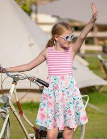 img 3 attached to Stylish & Playful Sleeveless Dresses For Girls - UNICOMIDEA Summer Collection