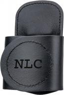 leather stethoscope holder clip: securely carry & prevent loss or misplacement on waist belt logo