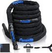 level up your fitness game with perantlb heavy battle rope - durable nylon sleeve and anchor strap kit included logo