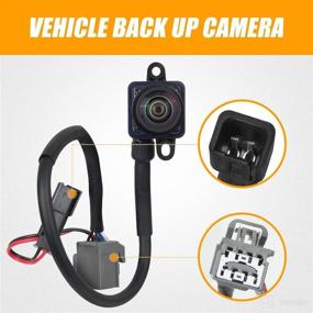img 3 attached to 📷 Upgraded 56054158AG Rear View Reversing Backup Camera for Dodge Journey 2012-2020 | Easy Plug and Link Cable | Replace 590-143 56054158AB 56054158AC 56054158AD 56054158AE 56054158AF