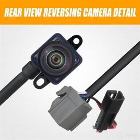 img 2 attached to 📷 Upgraded 56054158AG Rear View Reversing Backup Camera for Dodge Journey 2012-2020 | Easy Plug and Link Cable | Replace 590-143 56054158AB 56054158AC 56054158AD 56054158AE 56054158AF