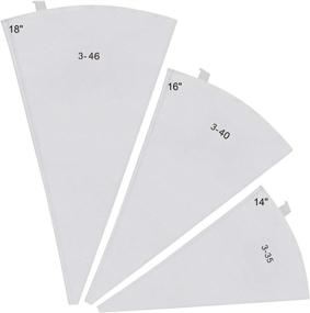 img 4 attached to Get Creative In The Kitchen With 3 Packs Of Reusable Cake Decorating Bags - 3 Sizes Included!