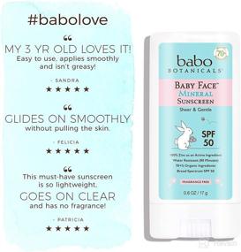 img 1 attached to 🌞 Babo Botanicals Mineral Sunscreen Stick: Ultimate Sun Protection in a Convenient Stick Form