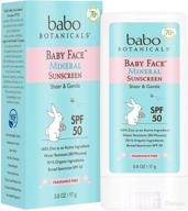 🌞 babo botanicals mineral sunscreen stick: ultimate sun protection in a convenient stick form logo