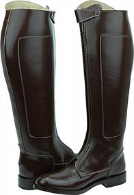 img 4 attached to Stylish And Durable Women'S Polo Boots: Hispar Invader-1 Knee High Leather Equestrian Brown