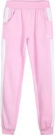 👖 reebok active fleece joggers girls' sweatpants - clothing at active логотип