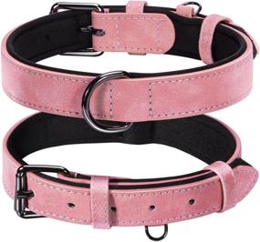 img 4 attached to 🐶 Feeko Reflective Dog Collar - Adjustable, Weatherproof, Ultra Soft Neoprene Padded, Durable Pet Collar for Small Medium Large Dogs