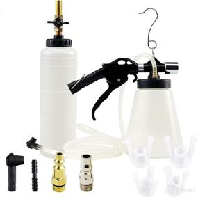 img 4 attached to Efficient 1L Pneumatic Brake Fluid Bleeder Extractor Tool - JoyFans Vacuum Brake Bleeder Kit for Motorcycle & Car Fluid Change