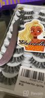 img 1 attached to Veleasha Clear Band Russian Strip Lashes - D Curl Lash Extensions Look, 10 Pairs Pack (DT01) review by Donald Marin