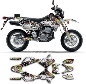 img 4 attached to 🏍️ Enhance Your Suzuki DRZ 400 SM Supermoto with Kungfu Graphics Custom Decal Kit: SZDRSE9919020-KO