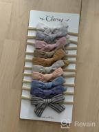 img 1 attached to Cherssy Baby Girl: Stylish And Comfortable Linen Bows Headbands For All Ages review by Rodney Bullock