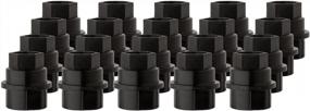 img 4 attached to DPAccessories Black Wheel Lug Nut Cap Cover For Chevrolet And GMC - 20 Pack CC-4D-P-OBK05020