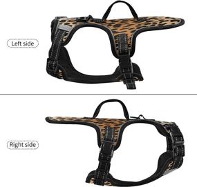 img 2 attached to 🐾 STAYTOP Escape-Proof Cat Harness and Leash Set | Safe Cat Vest Harness with Reflective Adjustable Soft Mesh | Breathable & Easy Control for Small, Medium, Large Cats | Fashionable Colorful Leopard Animal Print