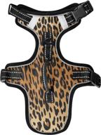 🐾 staytop escape-proof cat harness and leash set | safe cat vest harness with reflective adjustable soft mesh | breathable & easy control for small, medium, large cats | fashionable colorful leopard animal print логотип