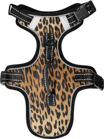 img 4 attached to 🐾 STAYTOP Escape-Proof Cat Harness and Leash Set | Safe Cat Vest Harness with Reflective Adjustable Soft Mesh | Breathable & Easy Control for Small, Medium, Large Cats | Fashionable Colorful Leopard Animal Print