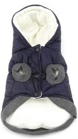 img 2 attached to Тепло и уют: Rdc Pet Hoodie Dog Coat - идеальная зимняя одежда для маленьких собак и средних кошек